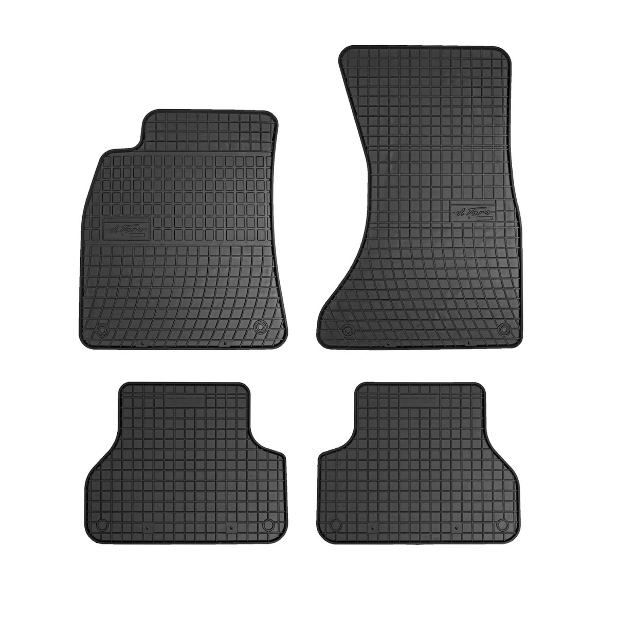 Audi A5 F5 Sportback Floor Mats - Omac - El Toro - Black - '16-'24